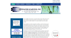 Desktop Screenshot of lifesaverlearning.com